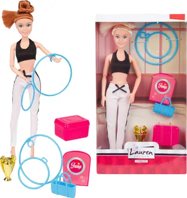 Productafbeelding van GIRST, Lauren, Gymnastiekpop, kinderpop, meerkleurig