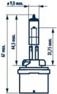 Image de ZAROWKA H27W/1 12V/27W, culot PG13, 1 pièce