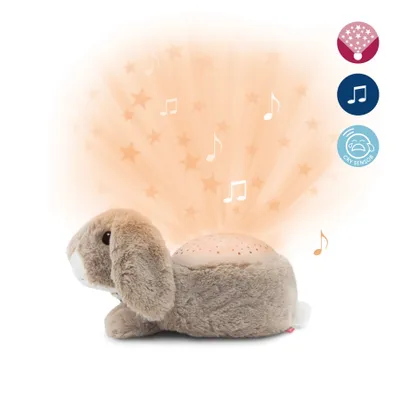Produktbild von Zazu Ruby das Kaninchen Einschlafhilfe mit Sterneprojektor und beruhigenden Geräuschen, ZA-RUBY-01