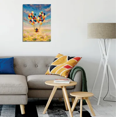 Produktbild von Wallity, DC423- GWN1236, Bunt, Leinwandbilder, 30 x 40 cm, 60% Baumwolle / 40% Polyester