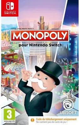 Produktbild von Ubisoft Monopoly - Code in a Box, Nintendo Switch, E (Jeder), Physische Medien
