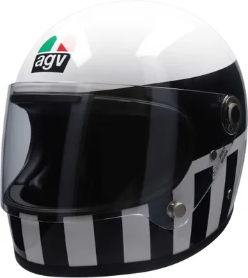 Produktbild von AGV X3000 INVICTUS Integralhelm  in schwarz/weiß