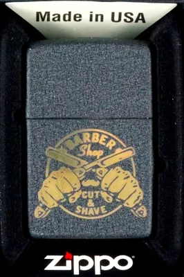 Obrázek produktu pro Zapalovač ZIPPO BARBER SHOP DESIGN 48840