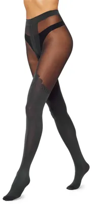 Produktbild von Merry Style Damen Strumpfhose Feinstrumpfhose MS 389 60 DEN(Graphite, L) .