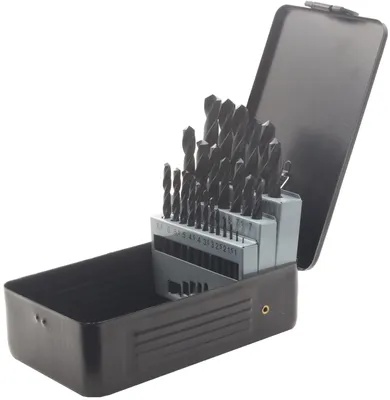 HSS-G Bohrer-Set für Eisen, 25 Stück, Stahl