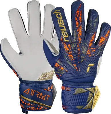 Produktbild von REUSCH Attrakt Grip Junior 4410 premium blue / gold 8