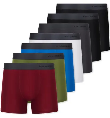 Immagine prodotto di FM London, confezione da 7 boxer da uomo, modello "Surtido Oscuro", taglia XXL (EU)