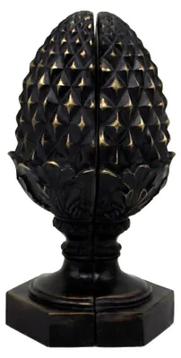 Immagine prodotto di Clayre & Eef: Set di 2 fermalibri, colore oro, plastica