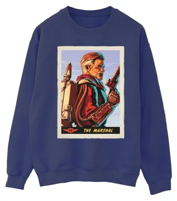 Productafbeelding van Star Wars - "The Mandalorian - The Marshal" sweatshirt voor heren, model BI46601 (maat S), marineblauw