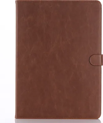 Produktbild von Für Samsung Galaxy Tab S3 SM-T820 SM-T825 9,7 Zoll (2017) Schutzhülle Case Schutz Hülle Kunstleder Premium Tasche Etui Dunkelbraun mit Standfunktion