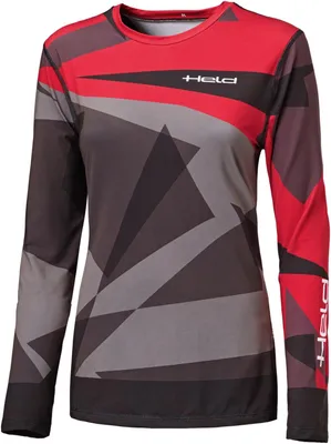 Produktbild von Held Style Skin 2 Damen Funktionshemd, schwarz/rot, 2XL