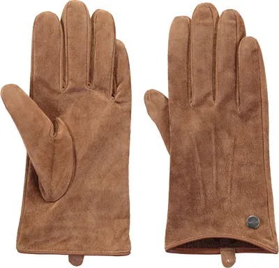 Produktbild von Barts Damen Leder Handschuhe, Christina Gloves, Echt Leder, schickes Design, Uni / Farbe: Brown | Größe: S (Gr. Small)