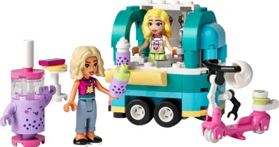 Produktbild von LEGO 41733 Friends Bubble-Tea-Mobil, Spielzeug-Roller mit Mini-Puppen der Charaktere aus 2023, Spielzeug für Mädchen und Jungen ab 6 Jahren