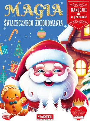 Produktbild von Malbuch A4 Der Zauber der Weihnacht mit Aufklebern Martel