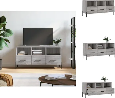 Produktbild von vidaXL TV-Schrank Grau Sonoma 102x36x50 cm Holzwerkstoff -  TV-Möbel