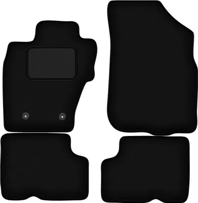 Produktbild von Schwarze Veloursmatten für: Dacia Duster I 4WD SUV (2010-2018)