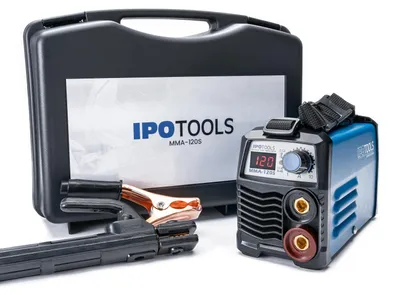 Image de IPOTOOLS MMA-120S Soudeuse à électrodes inverter Soudeuse à électrodes E Hand IGBT MMA 120A