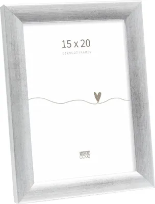 Image de Deknudt S54SD3 cadre photo argent 15x20 cm