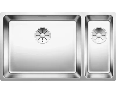 Zdjęcie produktu dla BLANCO ANDANO 500/180-U, Zlew wpuszczany, Stal nierdzewna, Stal nierdzewna, Prawy, 80 cm, Niemcy