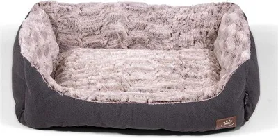 Produktbild von Luxus-Hundebett – Hundekissen aus weichem Kunstleder