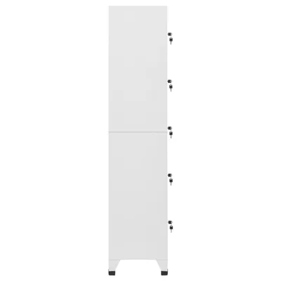 Produktbild von vidaXL Schließfachschrank Hellgrau 38x40x180 cm Stahl