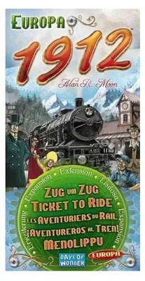 Imagen del producto de Ticket to Ride: Europa 1912 – Juego de mesa – Days of Wonder – 2-5 jugadores – 8+
