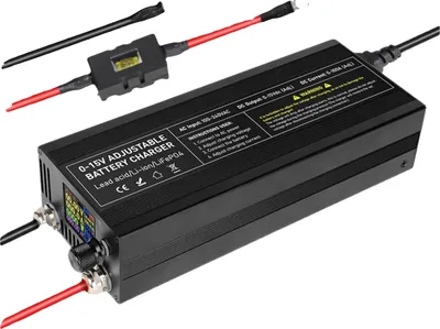 Obrázek produktu pro Nabíječka lithiových baterií, 12V, nastavitelný proud, XCL100A-R, zástrčka EU