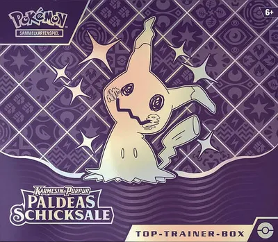 Produktbild von Pokémon Karmesin & Purpur Paldeas Schicksale - Top-Trainer Box - DE