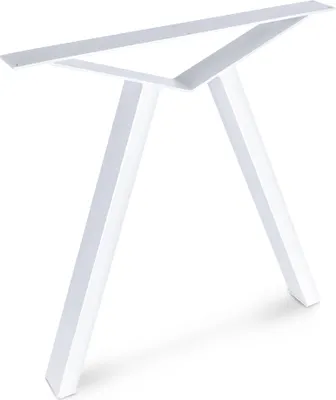 Obrázek produktu pro 2 x rám stolu Stolní ližiny Stolní podstavec Stolní nohy X - rám 70x72 cm bílý