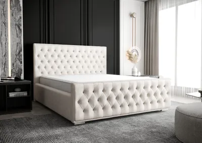 Produktbild von FURMEB24 180x200 Modernes RIVI Steppbett aus Kristall mit Containerrahmen - Bett auf hydraulischen Federn - Doppelbett mit Stauraum, funktionell - viele Farben