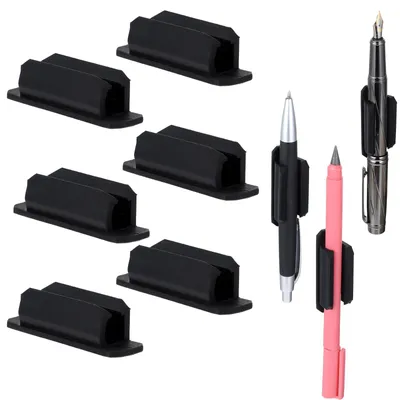Produktbild von selbstklebende Silikon-Stifthalter für Schreibtisch, Klassenzimmer, Büro und Whiteboard
