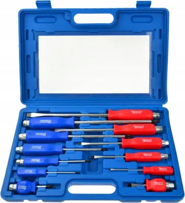 Immagine prodotto di GEKO Set di cacciaviti a percussione 12 pezzi, CrV G30585
