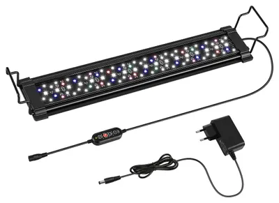 Obrázok produktu pre Vodotesné LED osvetlenie do akvárií s držiakom a časovačom, dekoratívne osvetlenie, 18 W