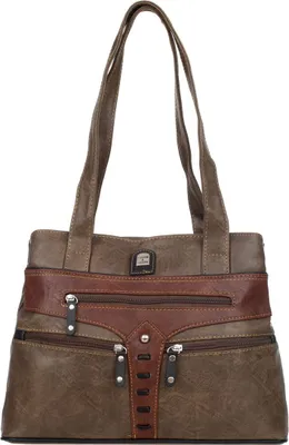 Produktbild von Charm&Shape Damen Schultertasche, mittelgroß, Choco