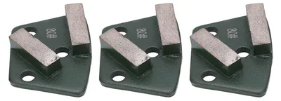Diamant-Schleifscheiben 80#, trapezförmig, 2 Zähne, für Beton