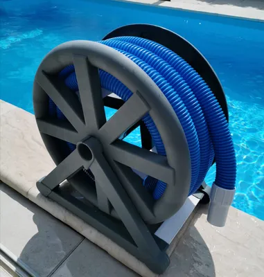 Produktbild von Schlauchaufroller + 12 Mtr. Saugschlauch Schwimmschlauch Poolschlauch Aufroller