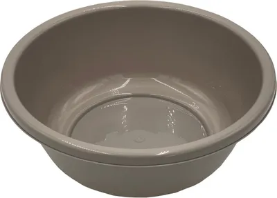 Image de HEIDRUN saladier 32cm 6L en plastique saladier à mélanger saladier de cuisine, couleur:taupe