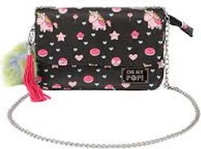 Produktbild von Oh My Pop! Popnicorn Borsa Messenger, 13.5 x 7 x 20 cm, schwarz