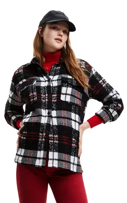 Zdjęcie produktu dla DESIGUAL Lekka kurtka damska tekstylny czarny GR72697 - Rozmiar: M