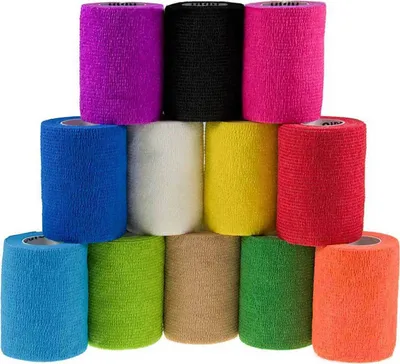 1 Haftbandage Fixierbinde 10 cm x 4,5 m hellgrün Farbpalette