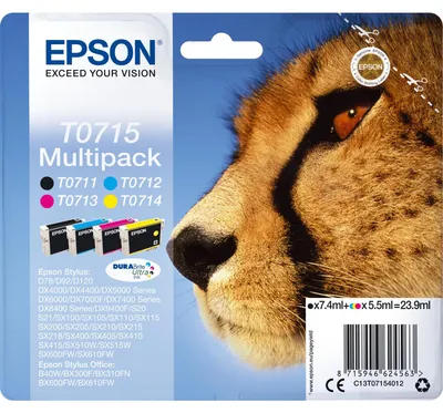 Produktbild von Epson DURABrite Multipack T 071 T 0715