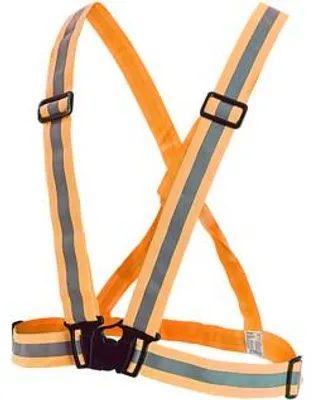 Imagen del producto de Chalecos reflectantes, flexibles, universales, de color naranja