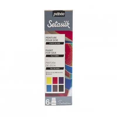 Image de Set Setasilk Discovery de Pébéo, 6 x 20 ml