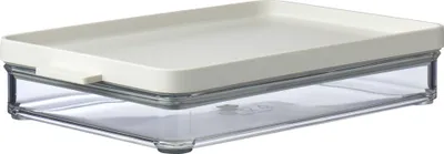 Produktbild von Mepal Kühlschrankdose Omnia Aufschnittdose - Nordic white, Box, Rechteckig, 0,5 l, Weiß, ABS Synthetik, Thermoplastisches Elastomer (TPE), Styrol-Acrylnitril (SAN), Fleisch