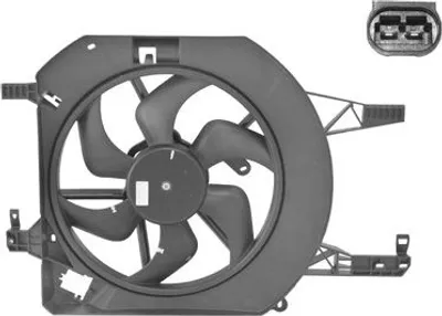 Produktbild von VAN WEZEL 4394746 Lüfter Motorkühlung Kühlerlüfter für OPEL Vivaro A Kastenwagen (X83) Wasserkühler
