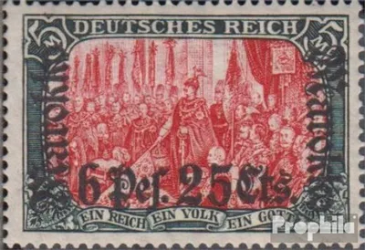 Produktbild von Briefmarken Dt. Post Marokko 1911 Mi 58I A b  mit Falz Aufdruckausgabe