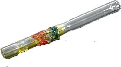 Immagine prodotto di Tubo a fungo in vetro 12 cm - vetro, corto, modello Monsztuk
