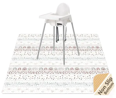 Image de Tapis de sol imperméable, antidérapant, pour chaise d'enfant