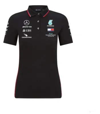 Produktbild von 2020, Schwarz, Mercedes Damen Team Polo Hemd S