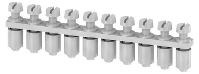 Productafbeelding van Weidmüller Q 10 AKZ1.5 - Koppelstuk - 20 stuks - Koper - Zink - Grijs - 49,9 mm - 11 mm